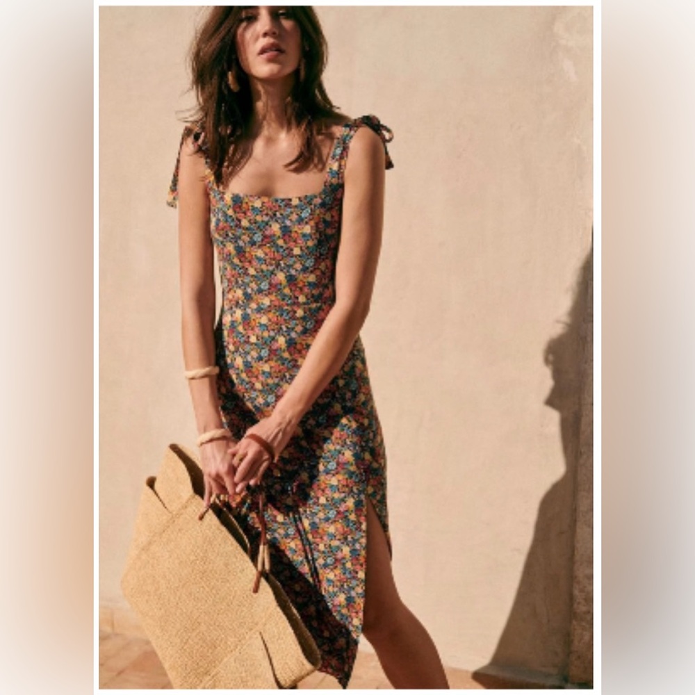 Sezane Dorotha Dress size 36, floral design